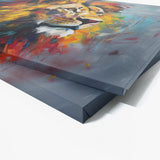 Lion Abstract Expressionism 113 Wall Art