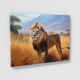 Lion African Savannah 79 Wall Art