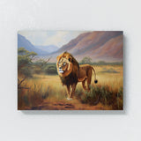 Lion African Savannah 95 Wall Art