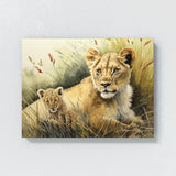 Lion Cute Cub 22 Wall Art