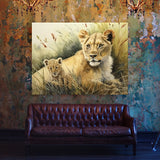 Lion Cute Cub 22 Wall Art