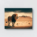 Lion Desert Endurance 78 Wall Art