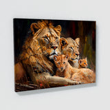 Lion Family Bonding 31 Wall Art