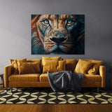 Lion Intense Gaze 41 Wall Art