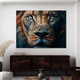 Lion Intense Gaze 41 Wall Art