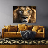 Lion Intense Gaze 42 Wall Art