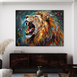 Lion Powerful Harmonious 102 Wall Art