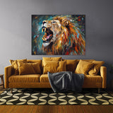 Lion Powerful Harmonious 102 Wall Art