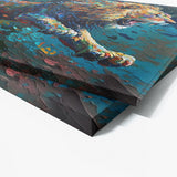 Lion Running Hunting 43 Wall Art