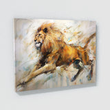 Lion Running Hunting 85 Wall Art