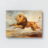 Lion Running Hunting 86 Wall Art