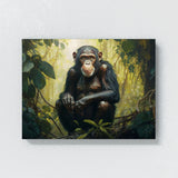 Monkey Chimpanzee Jungle 1 Wall Art