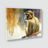Monkey Watercolor Art 18 Wall Art