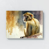 Monkey Watercolor Art 18 Wall Art