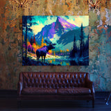 Moose Vibrant 6 Wall Art