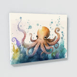 Octopus Cute Playful Ocean 5 Wall Art