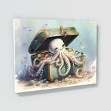 Octopus Cute Playful Underwater 10 Wall Art