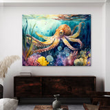 Octopus Vibrant Ocean 7 Wall Art