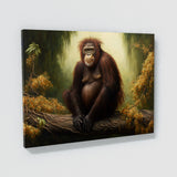Orangutan Realistic Forest 1 Wall Art