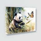 Panda Cute Bamboo 32 Wall Art