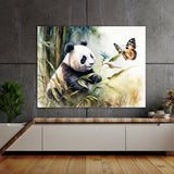 Panda Cute Bamboo 32 Wall Art