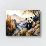 Panda Cute Landscape 14 Wall Art