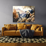 Panda Cute Landscape 14 Wall Art