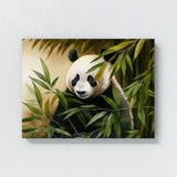 Panda Eating Bamboo 1 Wall Art