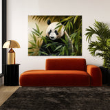 Panda Eating Bamboo 1 Wall Art