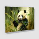 Panda Eating Bamboo 2 Wall Art