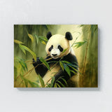 Panda Eating Bamboo 2 Wall Art