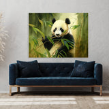 Panda Eating Bamboo 2 Wall Art