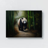 Panda In Bamboo Forest 3 Wall Art