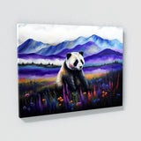 Panda In Meadow Landscape 38 Wall Art