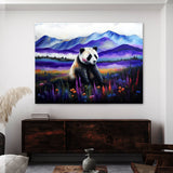 Panda In Meadow Landscape 38 Wall Art