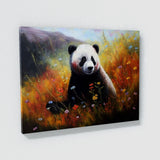 Panda Meadow Flowers 16 Wall Art