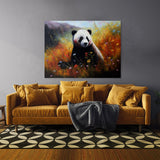 Panda Meadow Flowers 16 Wall Art