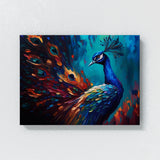 Peacock Modern Art Design 4 Wall Art