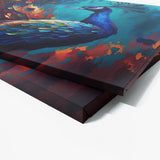 Peacock Modern Art Design 4 Wall Art