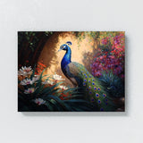 Peacock Peaceful Serene Garden 16 Wall Art