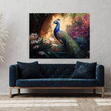 Peacock Peaceful Serene Garden 16 Wall Art