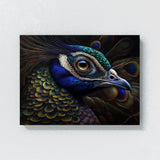 Peacock Realistic Details 26 Wall Art