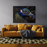 Peacock Realistic Details 26 Wall Art
