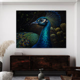 Peacock Realistic Feather 20 Wall Art