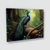 Peacock Realistic Forest 24 Wall Art