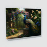 Peacock Vibrant Garden 31 Wall Art