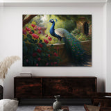 Peacock Vibrant Garden 6 Wall Art