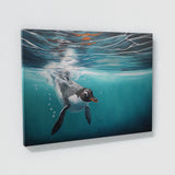 Penguin Gentoo Diving Water 5 Wall Art