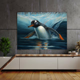 Penguin Gentoo Diving Water 6 Wall Art