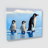 Penguin Ice Floe Sky 12 Wall Art